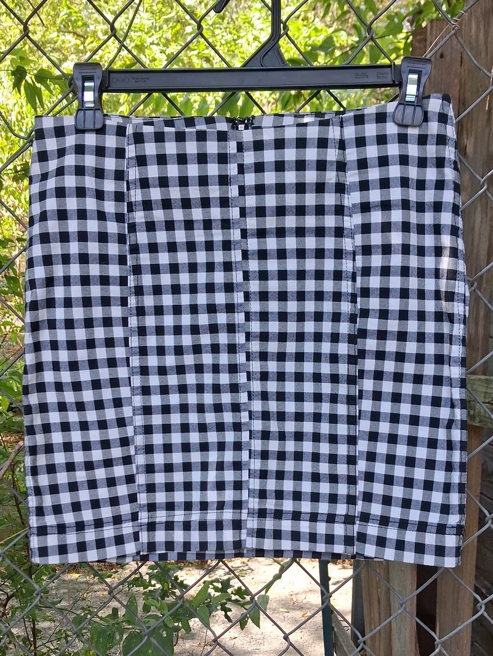 Free People Gingham Skirt Miniskirt Fall